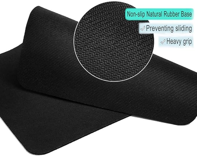 2025 Calendar Rectangular Stitched Edge Office Computer Mouse Pad, Anti Slip Rubber Desktop Gaming Mouse Pad (Black Calendar)