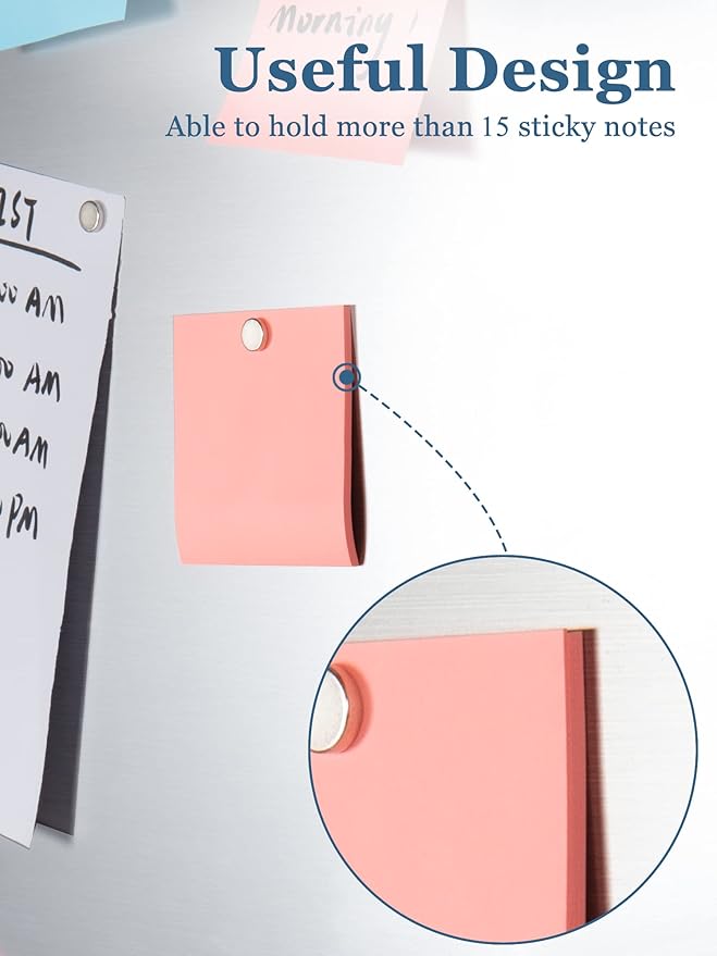 SMARTAKE 100 Pcs Refrigerator Magnets, 10x2.3mm Small Round Fridge Magnet, Multi-Use Premium Neodymium Office Magnets for Fridge, Whiteboard, Billboard in Home, Kitchen, Office and School (Silver)