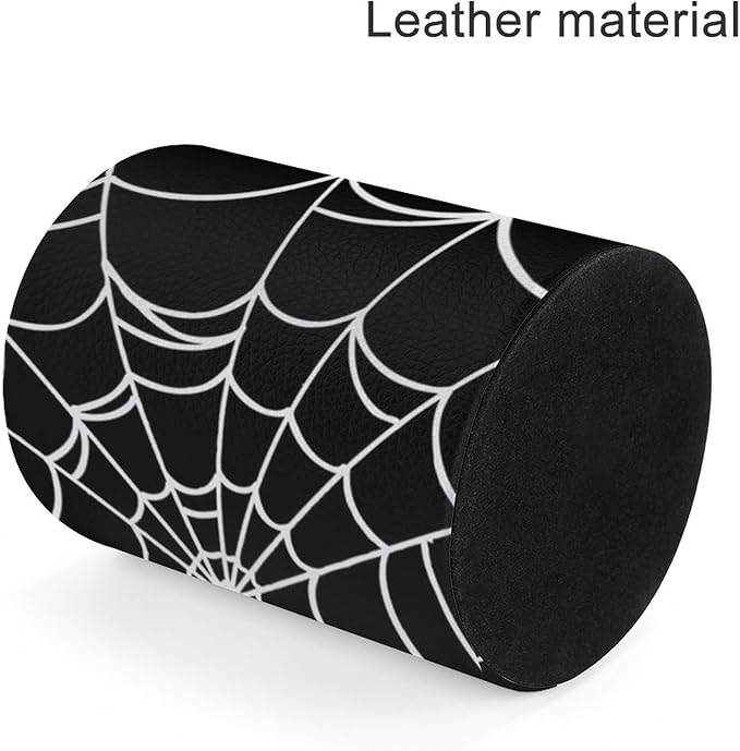 Spider Web Pen Holder Pencil Organizer Cute Pencil Cup Desk Decor Makeup Brush Holder PU Multifunctional Office Suppliesfor Home Classroom School