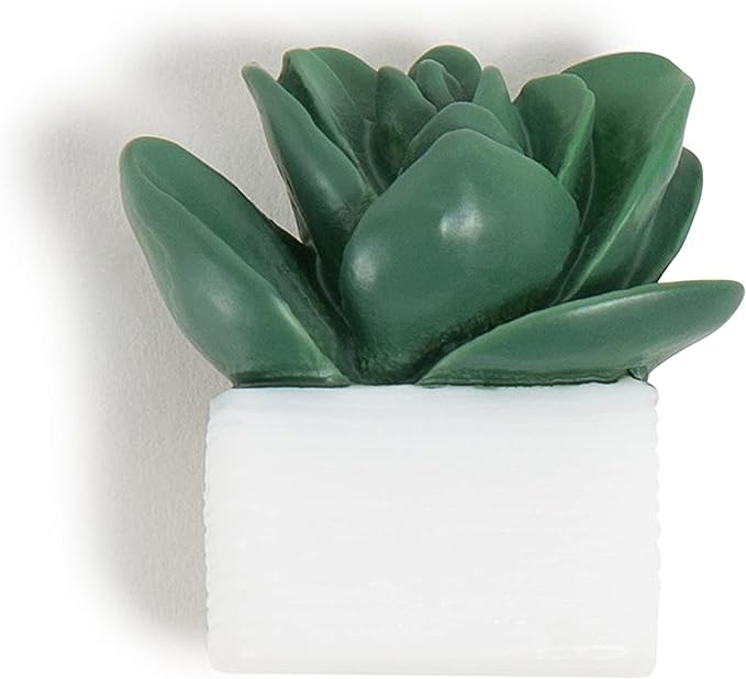 U Brands Succulent Push Pins Set, Office Supplies, Three Assorted Styles, 9 Count