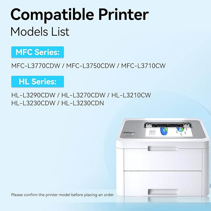 LEMERO UEXPECT TN-227BK/C/M/Y High Yield Toner Cartridge Compatible Replacement for Brother TN227 TN-227 TN227BK TN223BK TN223 TN-223 for MFC-L3770CDW HL-L3290CDW MFC-L3710CW HL-L3270CDW ( 5 Pack)