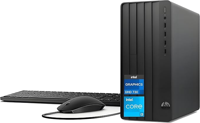 HP 290 G9 Desktop Computer, 13th Gen Intel Core i3-13100 Processor (Up to 4.50GHz)- 32GB RAM - 1TB PCIe SSD - HDMI, VGA, Wire Keyboard & Mouse, Wi-Fi, Windows 11 Pro