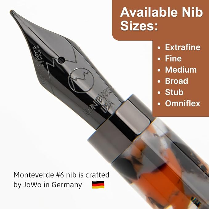 Monteverde Orange Mountain Fountain Pen - F