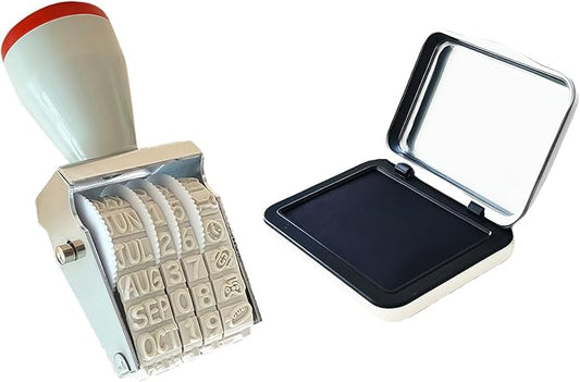 Monthly Date Stamp Set, Weather Icons Calendar Stamps for Planners, Journals, Scrapbooking, DIY Crafts