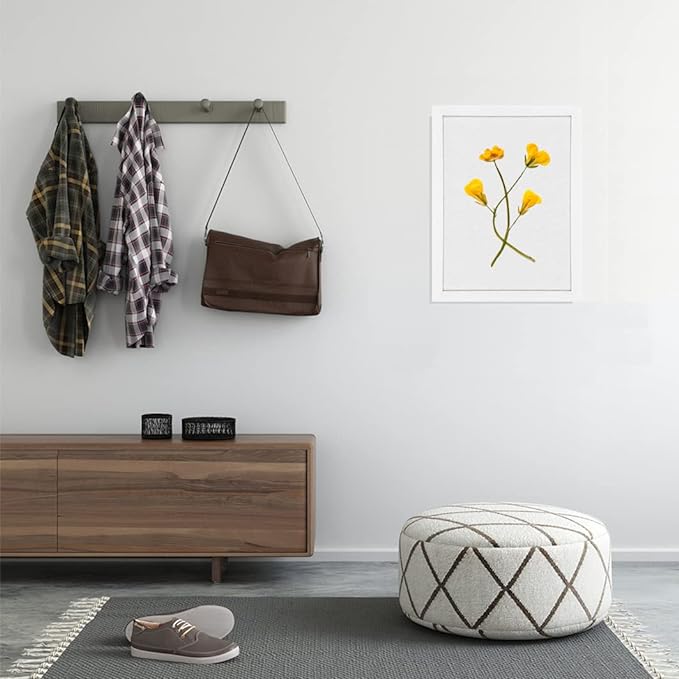 TORASO Cork Board Bulletin Board, Cork Boards for Walls with Pins, Eye Bolts, gaskets, Screws, Pin Board for Office, School and Home (White, 11“x14.5” - 1p)