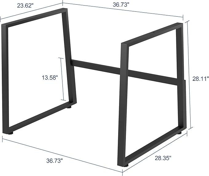Rocelco 40" Large Height Adjustable Standing Desk with AC Outlet USB Charger and Floor Stand BUNDLE - Tall Dual Monitor Riser Computer Workstation - Keyboard Tray - Black (R DADRB-40-ACUSB-FS2)