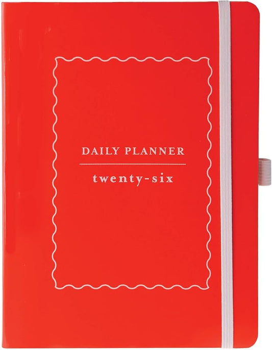 Graphique 2026 Apollo Business Planner | 18 Month Organizer, July 2025 - Dec. 2026 | Weekly & Monthly Spreads | To-Do List & Note Pages | Pen Loop | Vegan Leather | Glossy Orange | 6” x 8”