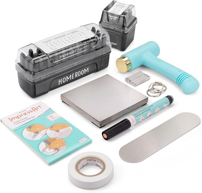 ImpressArt - Ultimate Metal Stamping & Bracelet Making Kit, Tools & Supplies for Metal Hand Stamping Craft Projects, DIY Jewelry Making & Keepsakes