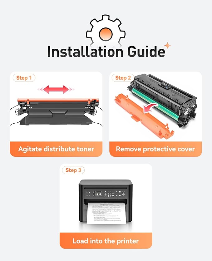 508X 508A Toner Cartridge Set 4-Pack Replacement for HP 508X CF360X CF361X CF362X CF363X Toner Compatible with HP Color Laserjet Enterprise M553 M552 MFP M577 Series Printer(Black Cyan Magenta Yellow)