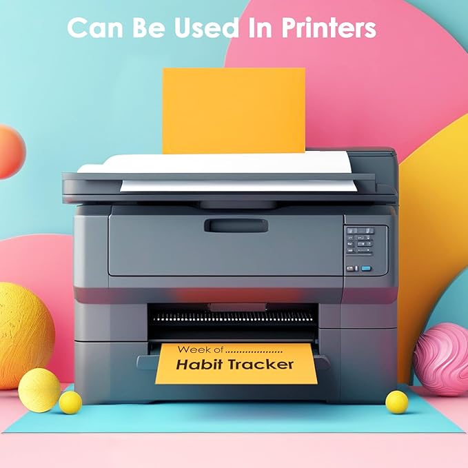 480 Sheets Colored Cardstock Paper Bulk, 24 Colors Card Stock 160 Gsm 60 Lb Colored Paper, 8.5×11 Color Cardstock for Printing Scrapbook Creative Diy