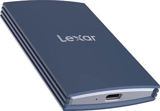 Lexar 4TB Armor 700 Portable SSD, Up to 2000MB/s, USB 3.2 Gen 2x2, Rugged, IP66 Water & Dust Resistance, Compatible w/iPhone 15/16, Cameras, Gaming, External SSD, Dark Blue (LAR700X004T-RNLNU)