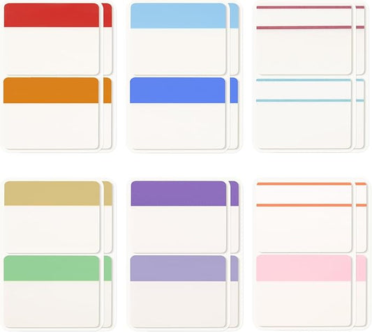 KICNIC 2 Inch New Sticky Tabs Index Tabs 960 Pieces, Colored Reading Tabs Self Adhesive, Arrow Flags Pages Markers for Binder, Books, File Folders and Notebook [12 Colors] Writable, Repositionable