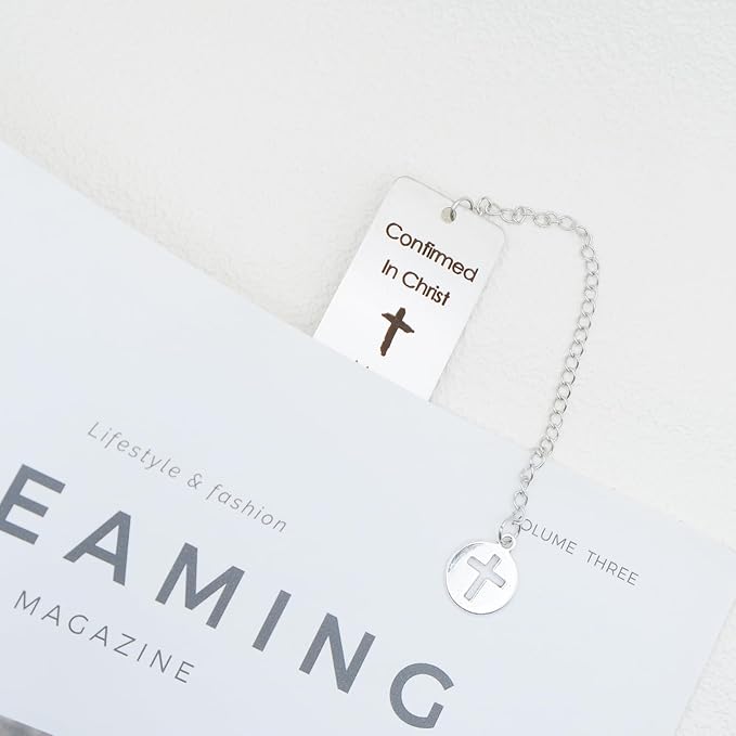 Confirmation Gifts for Teenagers Boys Girls Christian Bible Bookmark Gifts for Women Men Book Lovers Friends Catholic Easter Bookmark Birthday Christmas Baptism First Communion Gift for Daughter Son