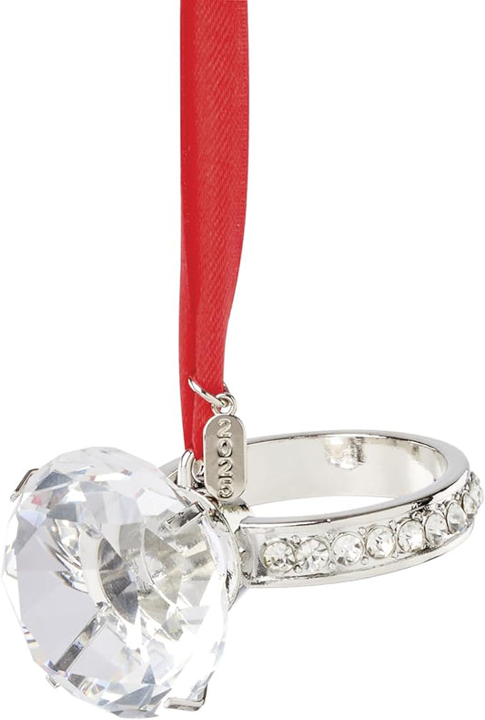 Lenox 897120 2025 Engagement Ring Metal Ornament, Christmas, Holiday Decorations