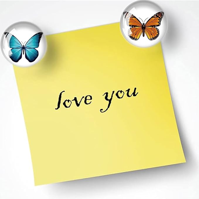 24Pcs Butterfly Push pins，Decorative Push Pins,Cute Push Pins,Thumb Tacks for Bulletin Board Office Organization or Home(24-Butterfly)