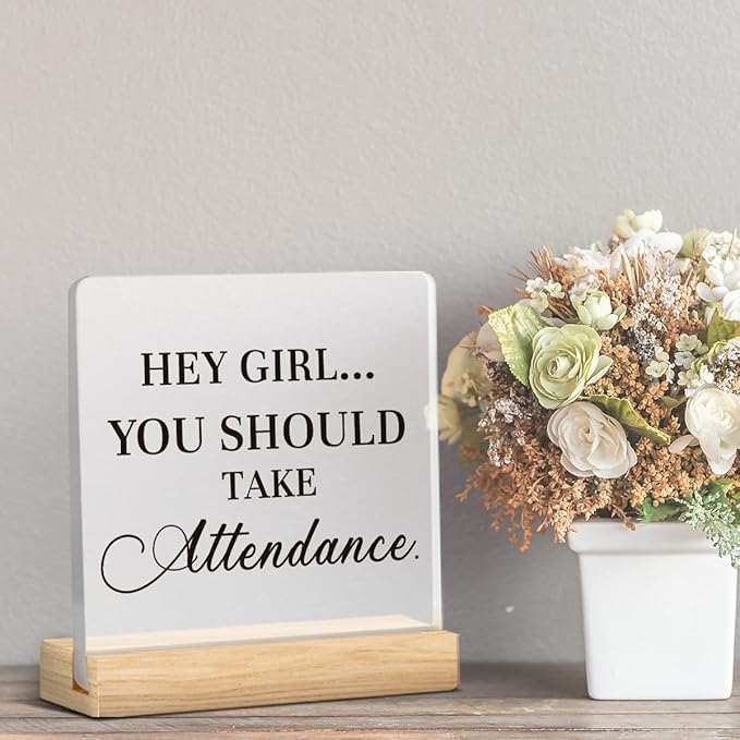 Funny Teacher Appreciation Gifts for Women Men Teacher Birthday Thank You Gifts Ideas for Teachers Office Desk Decor for Home Acrylic Sign Christmas Gift