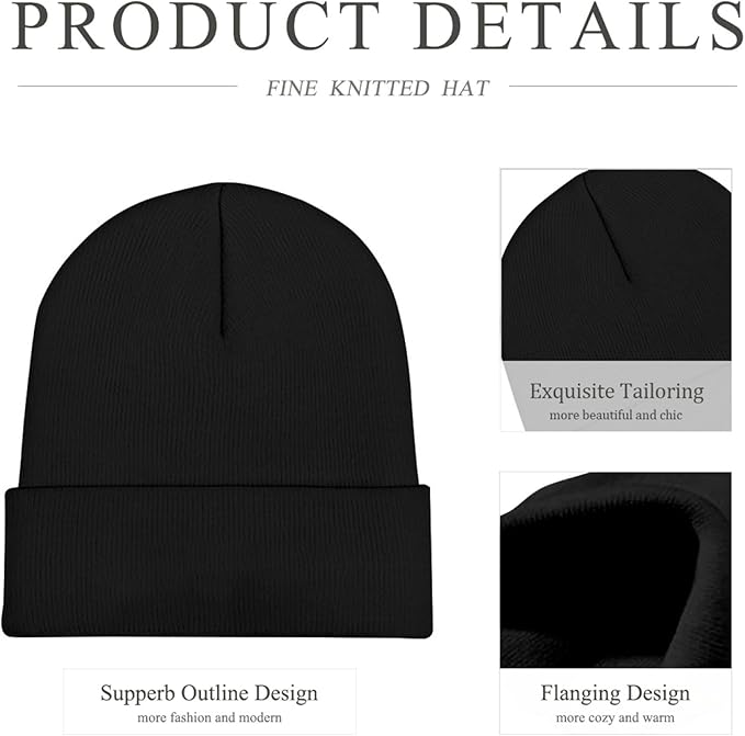 Custom Beanie with Photo Text Logo Design Your Own Personalized Knitted Hats Customized Beanie Custom Hats for Men Women