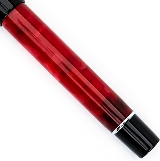 Conklin Duragraph Fountain Pen Red Nights - Fine Nib, Luxury Writing Instrument with Bold Red Finish