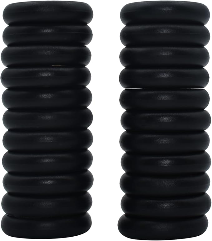 ¾-Inch Black Plastic Discbound Expansion Discs for Custom Notebook and Planner - Compatible with Circa, Arc, TUL (Set of 22)