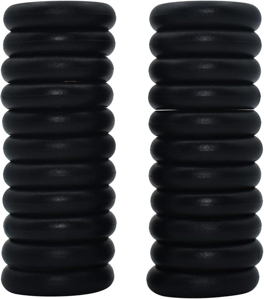 ¾-Inch Black Plastic Discbound Expansion Discs for Custom Notebook and Planner - Compatible with Circa, Arc, TUL (Set of 22)