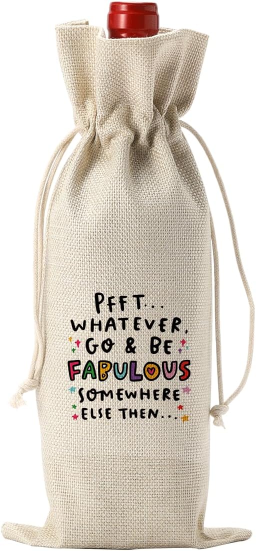 Funny New Chapter Wine Bag New Beginnings Gifts for Women Men Farewell Gifts for Friends Going Away Gifts for Coworkers Women Men Moving Away Gifts for Friends Retirement Gifts