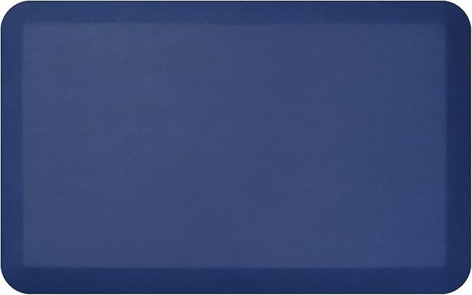 NewLife by GelPro Anti-Fatigue Designer Comfort Kitchen Floor Mat, 20x32”, Tweed Hydrangea Stain Resistant Surface with 3/4” Thick Ergo-foam Core for Health and Wellness