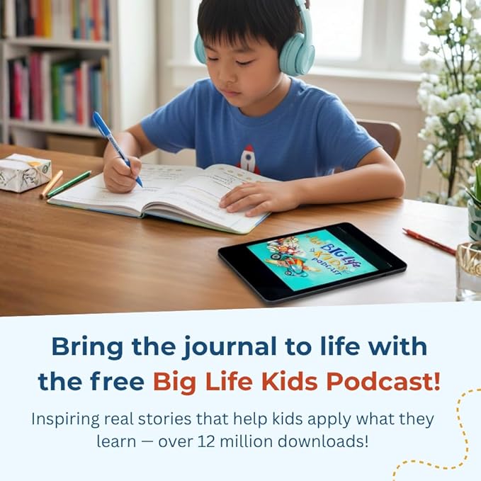 Big Life Journal - Second Edition: A Growth Mindset Guided Journal for Children – Interactive Journal and Goal Planner for Kids – Guided Journal for Kids with Prompts