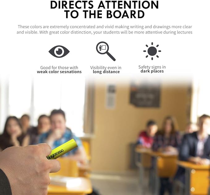 Hagoromo Fulltouch Luminous Chalk 1 Box [5 Color Mix/20 Pcs]