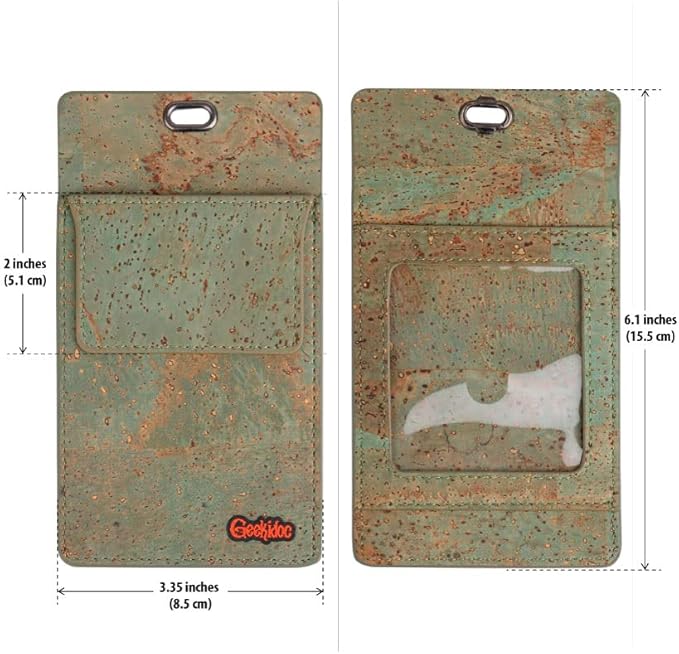 Premium Portuguese Cork Pocket Protector for Men | Multi-Use Pocket Protectors for Shirts and Lab Coats | For Pen, Pencils, Pointers, and More | 2 Pack of Blue Pocket Organizer Protectors