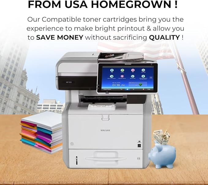 Toner Pros TM Compatible Ricoh High-Yield Black 418126 Toner Cartridge – Replacement for Ricoh P502 / IM 430F Printers - 17,400 Pages, 1 Pack