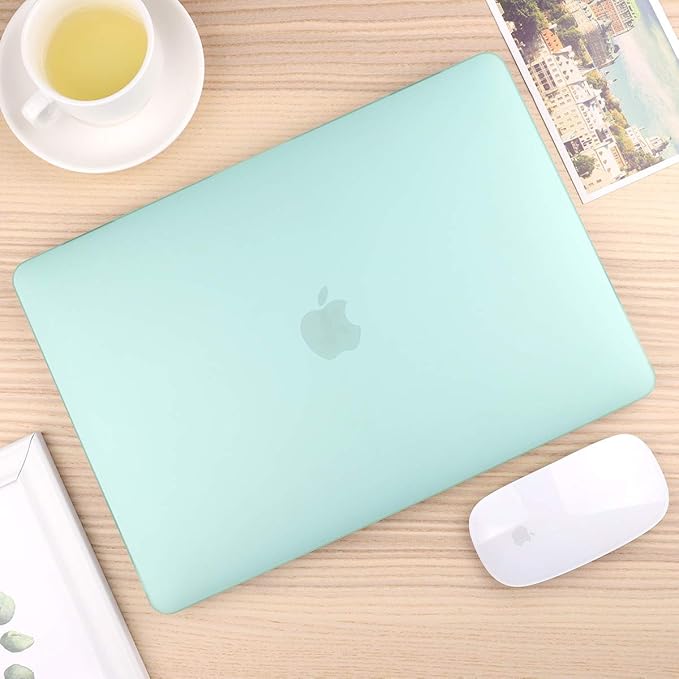 CISSOOK Green Case for MacBook Pro 13 inch Case 2020 Release A2251 A2289 A2338 M1 Model with Keyboard Cover Screen Protector for MacBook Pro 13 inches with Touch Bar, C-Matte Green, A2251/A2289/A2338