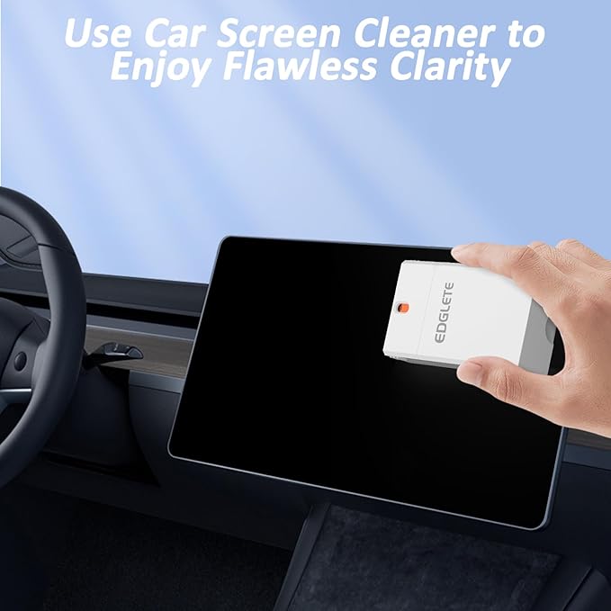 Screen Cleaner Spray and Wipe, Streak-Free Computer Screen Cleaner, Portable Laptop Cleaning Kit for Phone Car Touchscreen Monitor PC MacBook iPad TV Electronic, Refillable 2oz Spray Microfiber Cloth