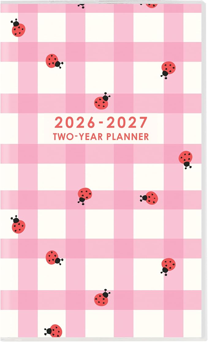 Graphique 2 Year Pocket Planner | 29 Month Organizer, Aug. 2025 – Dec. 2027| Monthly Calendar & Notes Spreads | Marked Holidays | Whimsical Pattern | 3.75” x 6"