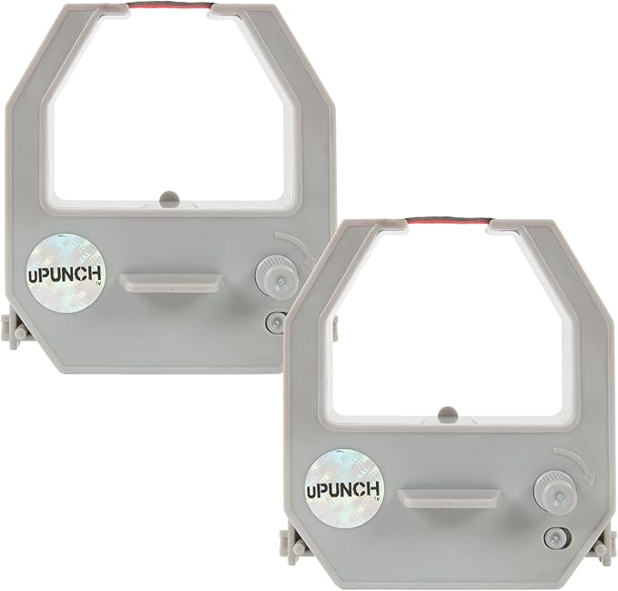 uPunch Ink Ribbon for HN4000 Calculating Time Clock, 2-Pack