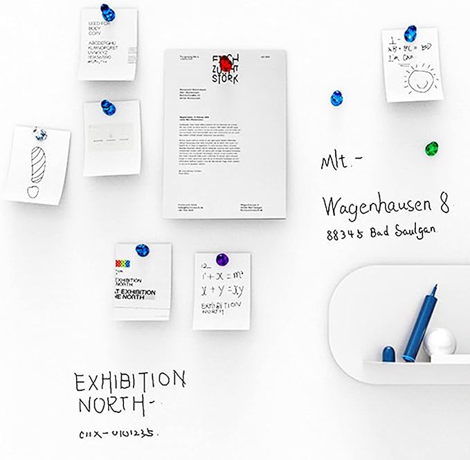 Ant Mag Magnetic Push Pins Strong Push Pin Magnets for Fridge Whiteboards Calendars Maps in School & Office Pack of 18 Pink