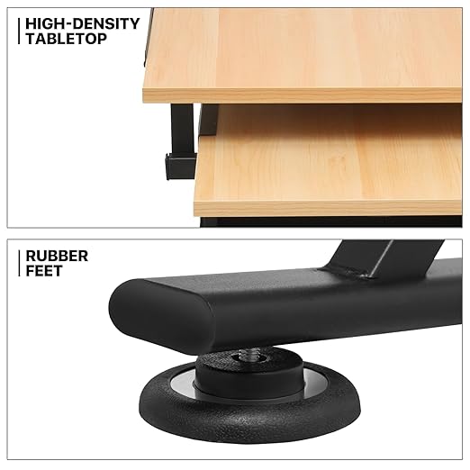 MoNiBloom Adjustable Drafting Table & Stool Set with Storage, Versatile Art Desk and Craft Center Home Study Room Artist Desk