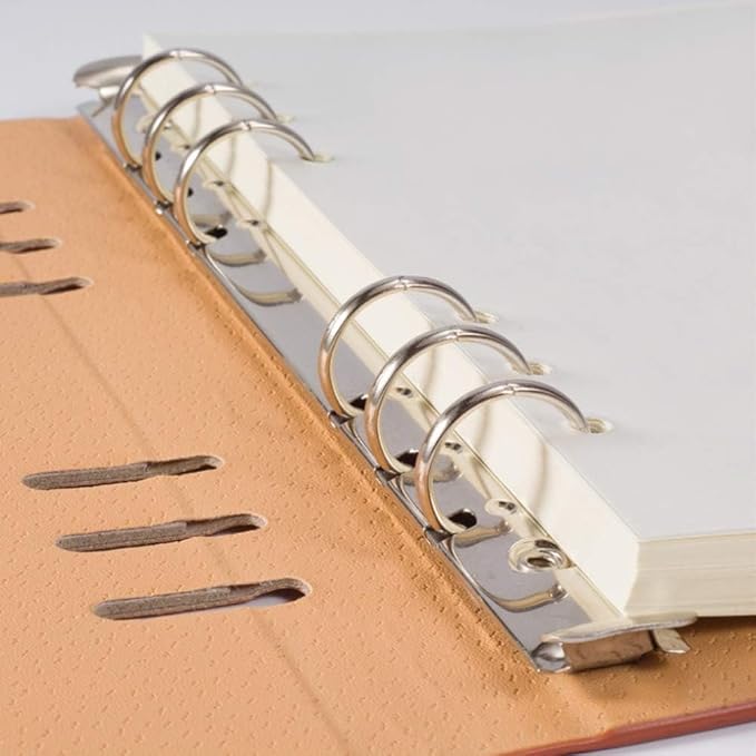 (5-Pack) A5 Blank Paper, Refills for Filofax Planner, Organizer, Binders, 6 Hole Punched, Total 500 Sheets/1000 Pages, 100gsm, White, 5.8 x 8.2 Inch, 6 Hole Filler Paper