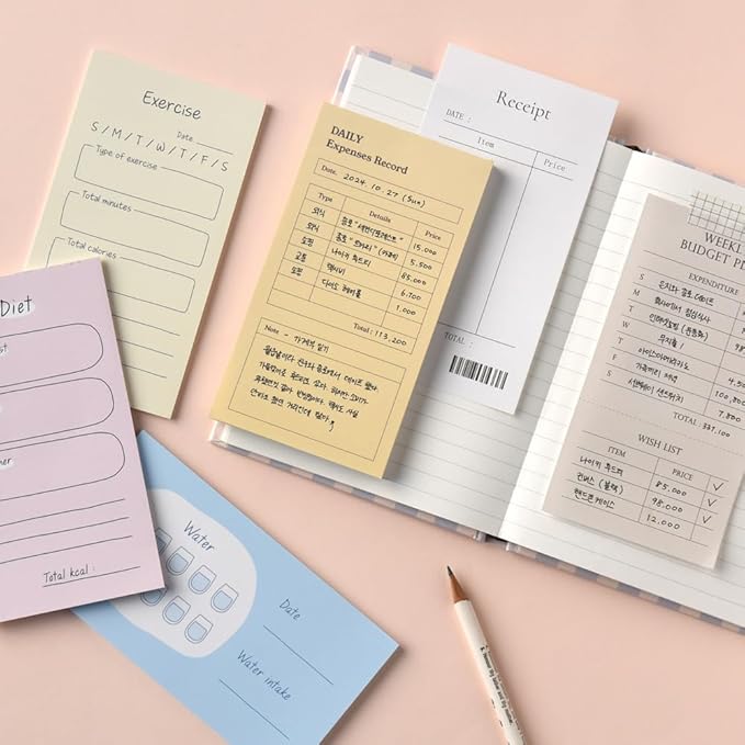 Monolike Triple Memopad Today's Record 2P A Set