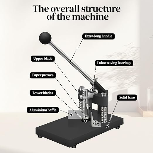 Corner Rounder Cutter Machine, R6mm R10mm 1.2”/ 30mm Thickness Card Paper Corner Punch, Heavy Duty Steel Metal Commercial Corner Rounder Punch with Paper Holding Device for Office School Business