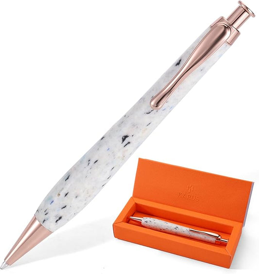 KARUS Gift Pen Set, Sustainable Refillable Ballpoint Pens with Black Ink, Stylish, Smooth Writing Pens for Women, Men, Office, Journaling, School, Thoughtful Gifting
