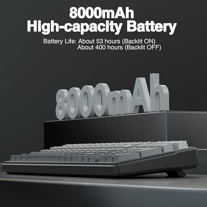 AULA F99 Pro Wireless Mechanical Keyboard,Hot Swappable Custom Keyboard,RGB Backlit,Pre-lubed Linear Switches,Side Printed PBT Keycaps,2.4GHz/USB-C/BT5.0 Mechanical Gaming Keyboards