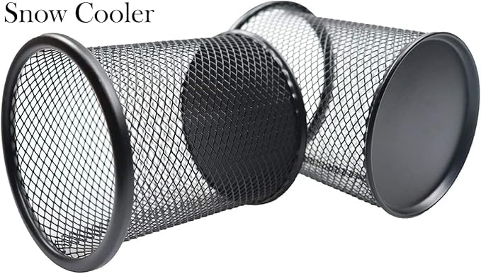 Pen Holder Mesh Pencil Holder Metal Pen Holder Pencil Holder for Desk Office Pen Organizer Black, 8 Pack