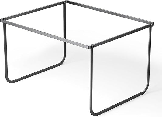 Legal and Letter Size Hanging File Folder Frame,Hanging File Folder Holder for Desktop Organizer,Metal Rack for Filing Cabinet and File Drawer,12.4” Wide x 15.3” Long x 9.4" Height,Black