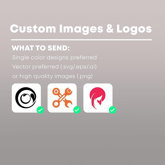 EGD Acrylic Desk Name Plate Personalized with Logo I Custom Office Desk Accessories I Custom Name Plate with Color Options I Cute Office Decor (10 x 3.5 Inch) (2. Acrylic with Logo)