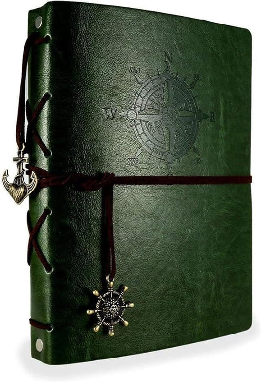 ThxMadam Leather Scrapbook Album Couples Travel Memory Book 8 x 11 Inch Vintage Photo Album Scrap Book DIY Family Scrapbooking Supplies Kits Gift for Valentines Anniversary Christmas wedding