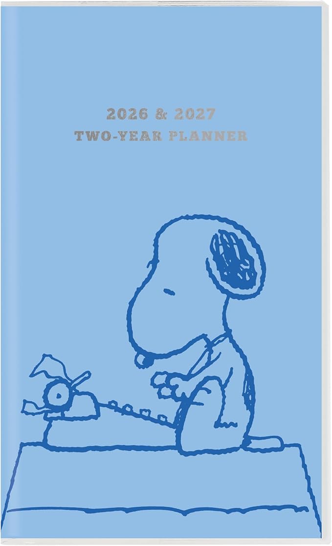 Graphique 2 Year Pocket Planner | 29 Month Organizer, Aug. 2025 – Dec. 2027 | Monthly Calendar & Notes Spreads | Marked Holidays | Peanuts: Happiness Is | 3.75” x 6"