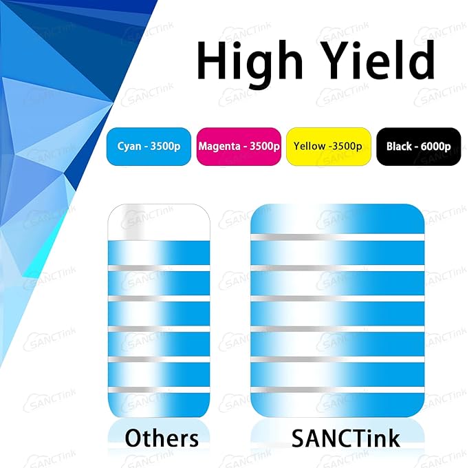 C241XK0 C241XC0 C241XM0 C241XY0 Extra High Yield Toner Cartridge Compatible for Lexmark C2325 C2425 C2535 MC2325 MC2425 MC2535 MC2640 Laser Printer (C/M/Y/BK,4-Pack)