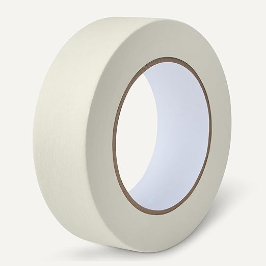 Amazon Basics Multi-Surface Masking Tape, 1.41 inches x 60 Yards, 1 Roll, White