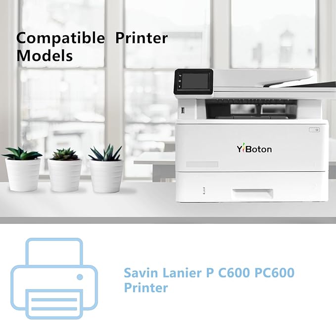 P C600 PC600 Toner Cartridge Replacement for Ricoh 408310 408311 408312 408313 P C600 PC600 Toner use for Savin Lanier P C600 PC600 Printer Black Cyan Magenta Yellow