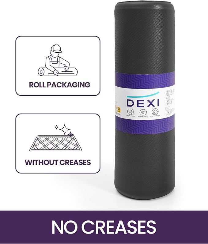 DEXI Kitchen Mat Cushioned Anti Fatigue, Non Slip Waterproof Comfort Standing Floor Rug for Kitchen, Office, Sink, Laundry, 39x20, Black